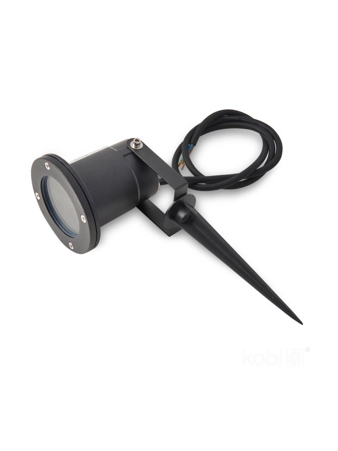 Lampa ogrodowa BLAKE 2 1xGU10 IP65 czarna Kobi