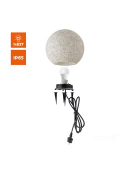 Lampa ogrodowa GARDEN BALL S 1xE27 IP65 Kobi
