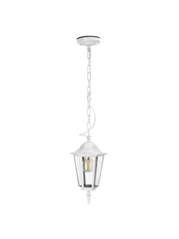 Lampa wisząca ogrodowa LO4105 1xE27 IP54 biała Kobi