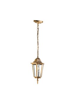 Lampa wisząca ogrodowa LO4105 1xE27 IP54 złota Kobi
