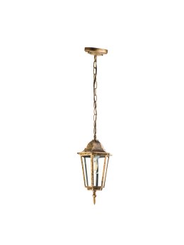 Lampa wisząca ogrodowa LO4105 1xE27 IP54 złota Kobi