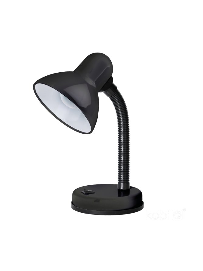 Lampka biurkowa ŚMIESZEK 1xE27 czarna Kobi