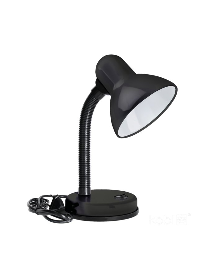 Lampka biurkowa ŚMIESZEK 1xE27 czarna Kobi