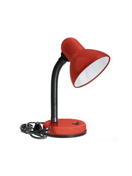 Lampka biurkowa ŚMIESZEK 1xE27 czerwona Kobi