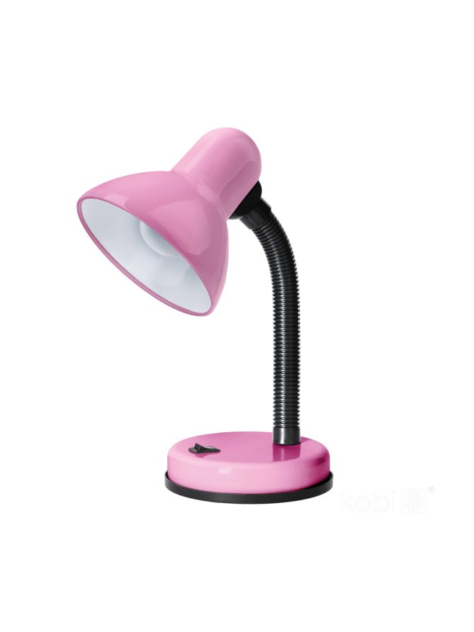 Lampka biurkowa ŚMIESZEK 1xE27 różowa Kobi