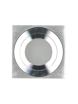 Oprawa do nabudowania AQUARIUS 1xGU10 kwadrat IP44 chrom Kobi