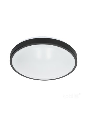 Plafon ROMERO 2xE27 czarna Kobi