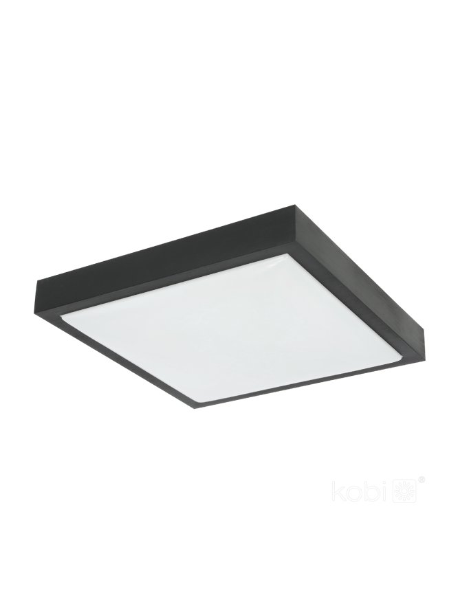 Plafon SAMIRA S 2xE27 czarny Kobi