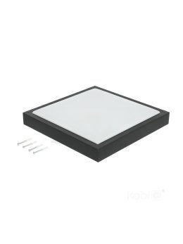 Plafon SAMIRA S 2xE27 czarny Kobi