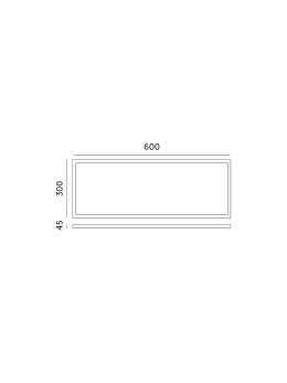 Ramka 45mm do panelu LED 30x60 klik Kobi