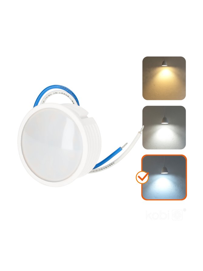 Wkład LED INSERT 6,5W 6000K mleczny Kobi