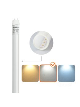 Zestaw HERMETIC 1x120 + LED T8 18W 4000K IP65 Kobi