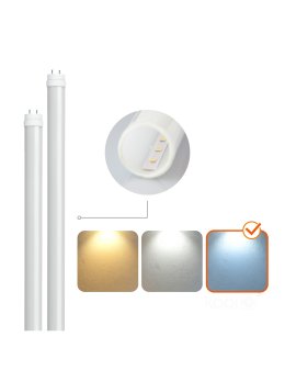 Zestaw HERMETIC 2x120 G2 + 2x LED T8 18W 120cm 6500K KOBI