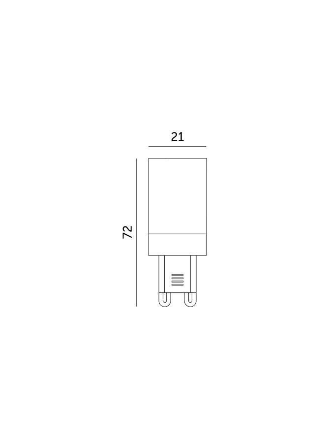 Żarówka LED G9 6W 6000K Kobi