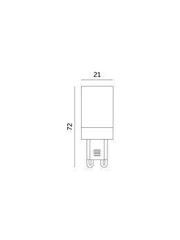 Żarówka LED G9 6W 6000K Kobi