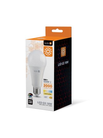 Żarówka LED GS 18W E27 3000K Kobi 2