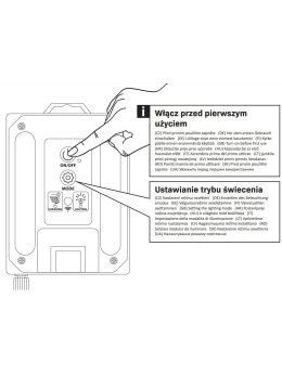 Zestaw łańcuch świetlny LED  solarny 328656 GoldLux - LEDco.pl
