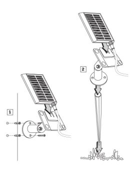 Zestaw łańcuch świetlny LED  solarny 328656 GoldLux - LEDco.pl
