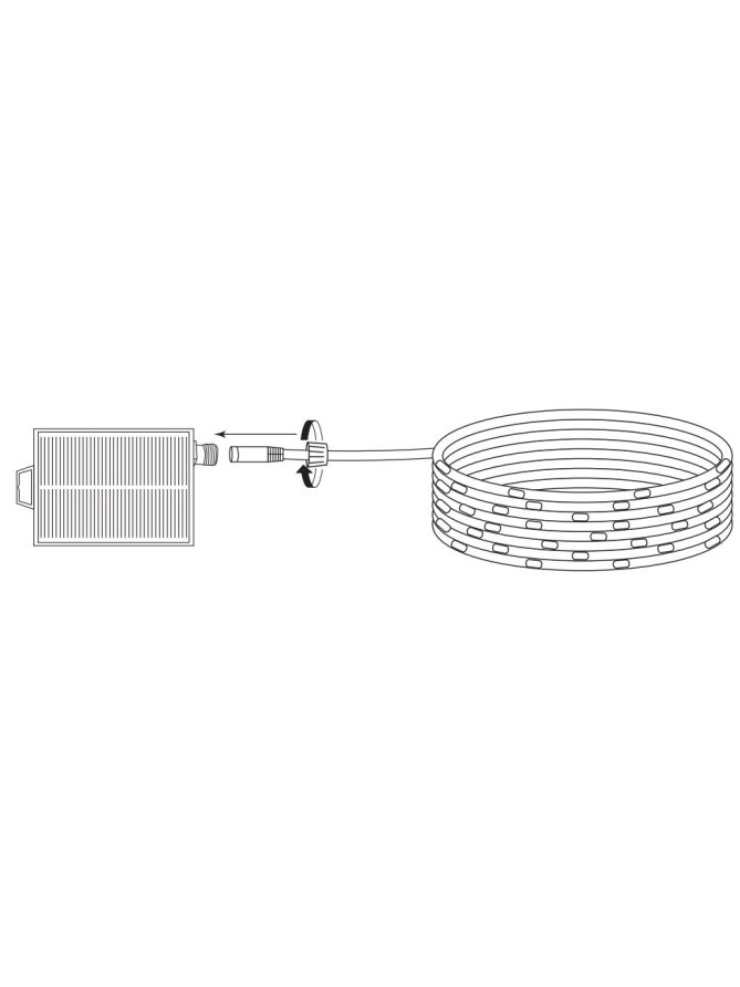 Zestaw łańcuch świetlny LED solarny 330222 GoldLux - LEDco.pl