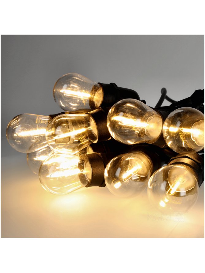 Girlanda BAJA LED SET 10x1W 10m  E27 Kobi Design
