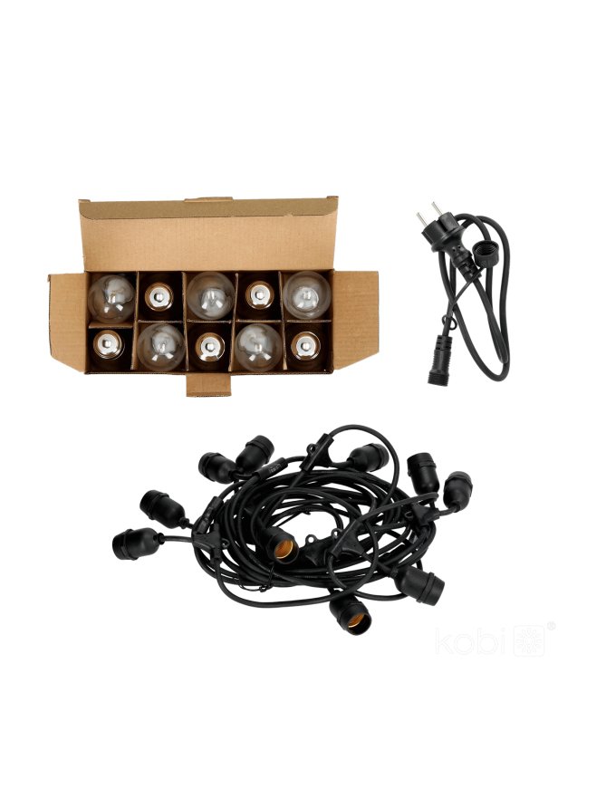 Girlanda BAJA LED SET 10x1W 10m  E27 Kobi Design