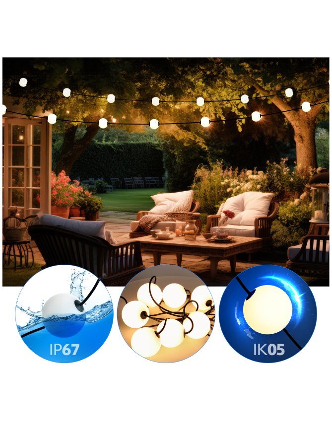 Girlanda LED VENEZIA 10W Kobi Design