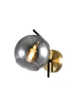 Kinkiet GLOBE ELEGANCE SMOKE K 1xE14 Kobi Design