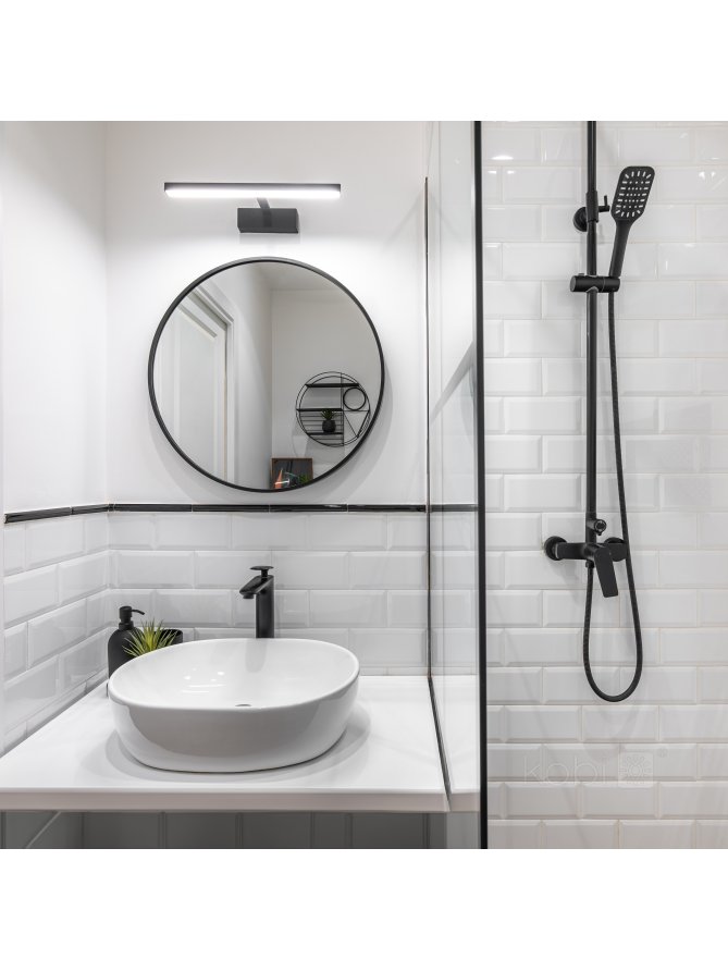 Kinkiet LED LUMIREFLECT 8W 4000K czarny Kobi Design
