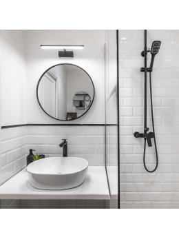 Kinkiet LED LUMIREFLECT 12W 4000K czarny Kobi Design