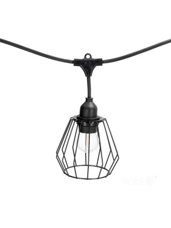 Klosz do zestawu CRETE LS D1 czarny 5 sztuk Kobi Design