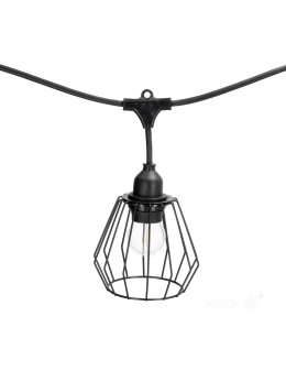 Klosz do zestawu CRETE LS D1 czarny 5 sztuk Kobi Design