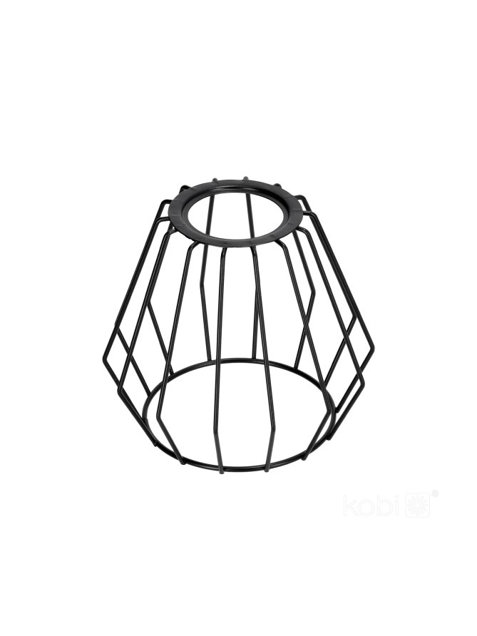 Klosz do zestawu CRETE LS D1 czarny 5 sztuk Kobi Design