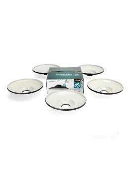Klosz do zestawu CRETE LS M2 czarny 5 sztuk Kobi Design