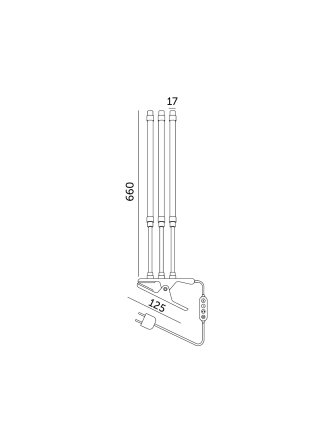 Lampa do roślin LED VITARO 3 CLIP 10W Kobi Design 2