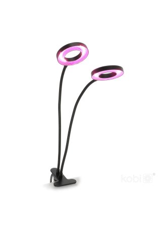 Lampa do roślin LED VITARO RING 2 CLIP 8W Kobi Design
