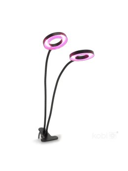 Lampa do roślin LED VITARO RING 2 CLIP 8W Kobi Design