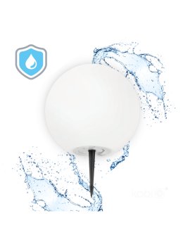 Lampa ogrodowa Solar LED GARDEN BALL 30cm 3000K+RGB Kobi Design