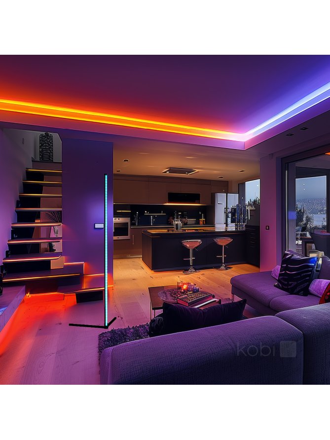 Lampa podłogowa PLAY SL 6W RGB Kobi Design