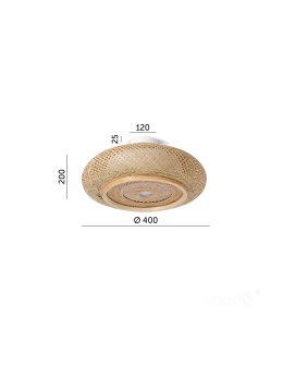 Lampa sufitowa BOHO BULI S 1xE27 Kobi Design