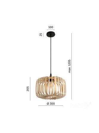 Lampa wisząca BOHO BANDIGO 1xE27 Kobi Design 2