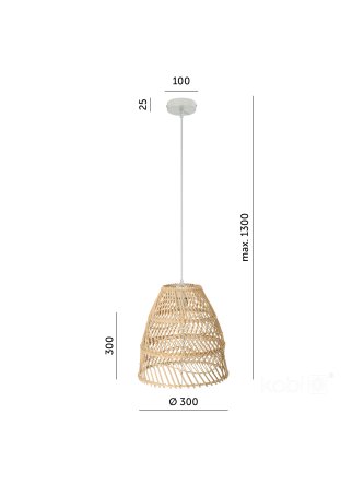 Lampa wisząca BOHO RANGO 1xE27 Kobi Design 2