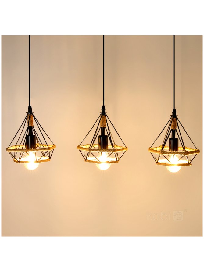 Lampa wisząca BOHO SIENA 3xE27 Kobi Design