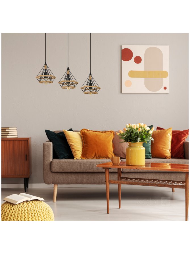 Lampa wisząca BOHO SIENA 3xE27 Kobi Design