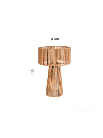 Lampka biurkowa BOHO SIMBU HS 1xE27 Kobi Design 2