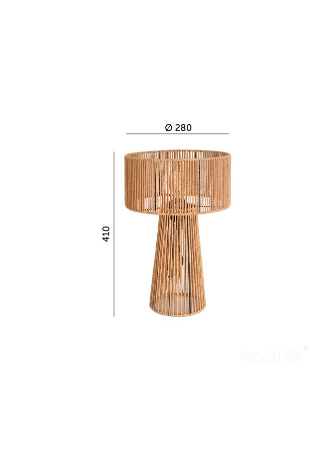 Lampka biurkowa BOHO SIMBU HS 1xE27 Kobi Design