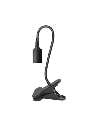 Lampka biurkowa PLANTY CLIP B 1xE27 czarna Kobi Design