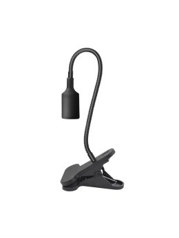 Lampka biurkowa PLANTY CLIP B 1xE27 czarna Kobi Design