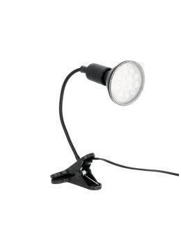 Lampka biurkowa PLANTY CLIP B 1xE27 czarna Kobi Design