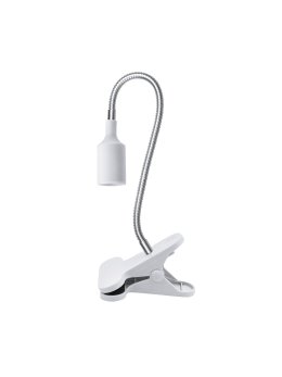 Lampka biurkowa PLANTY CLIP W 1xE27 biała Kobi Design
