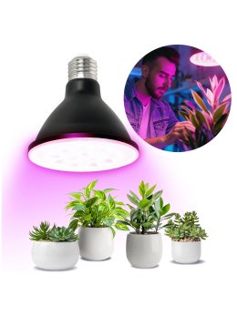 Żarówka do roślin LED PLANTY B 9W E27 1200K czarna Kobi Design